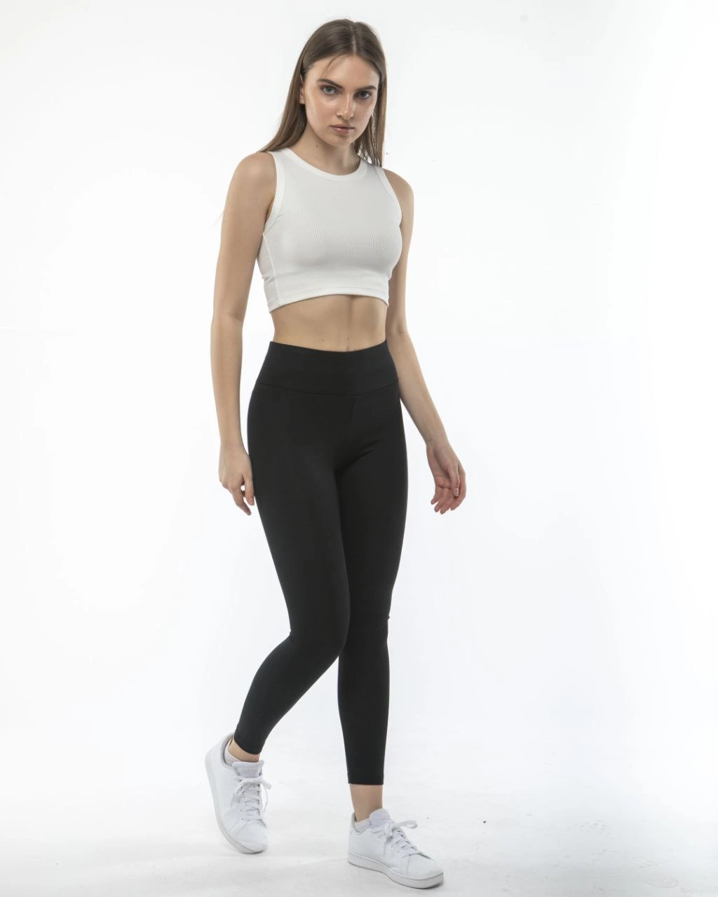 Venlora Kadın Yüksek Bel Celik Tayt - Siyah