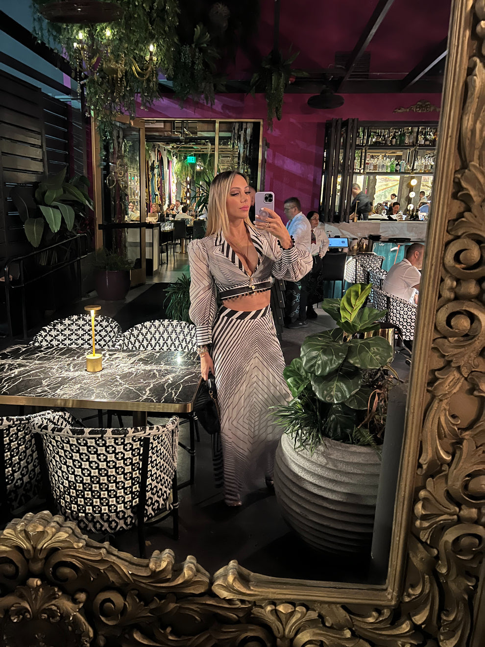 🅥🅔🅝🅛🅞🅡🅐™ Mirage Striped Co-ord Set