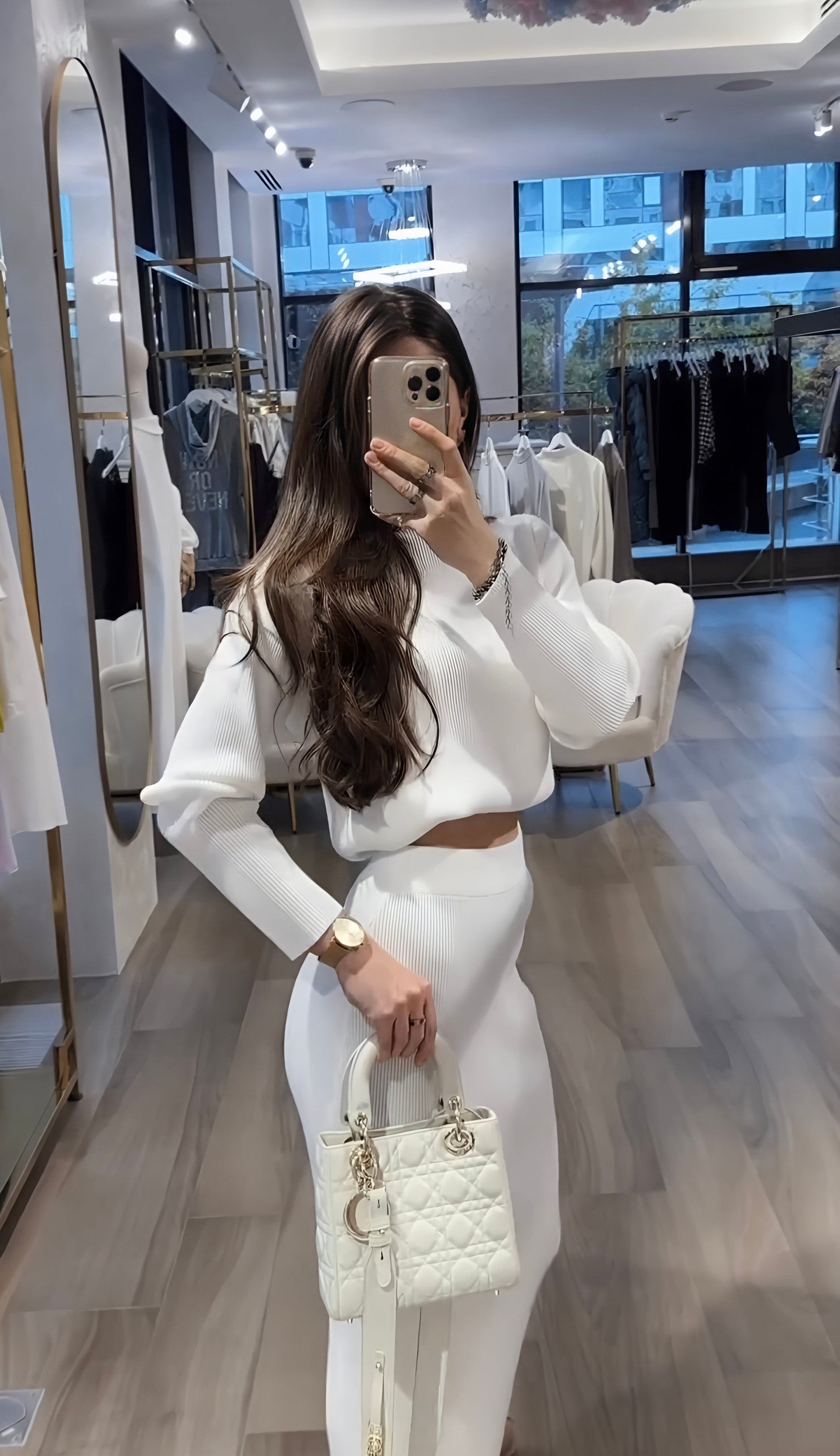 🅥🅔🅝🅛🅞🅡🅐™ Kış Beyazı Minimalist Set