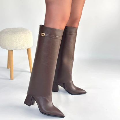 🅥🅔🅝🅛🅞🅡🅐™Gaiter Style Kahverengi Çizme