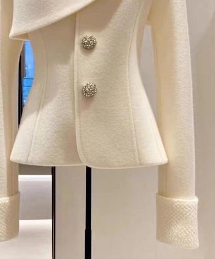 Venlora Asimetrik Kuğu Ceket