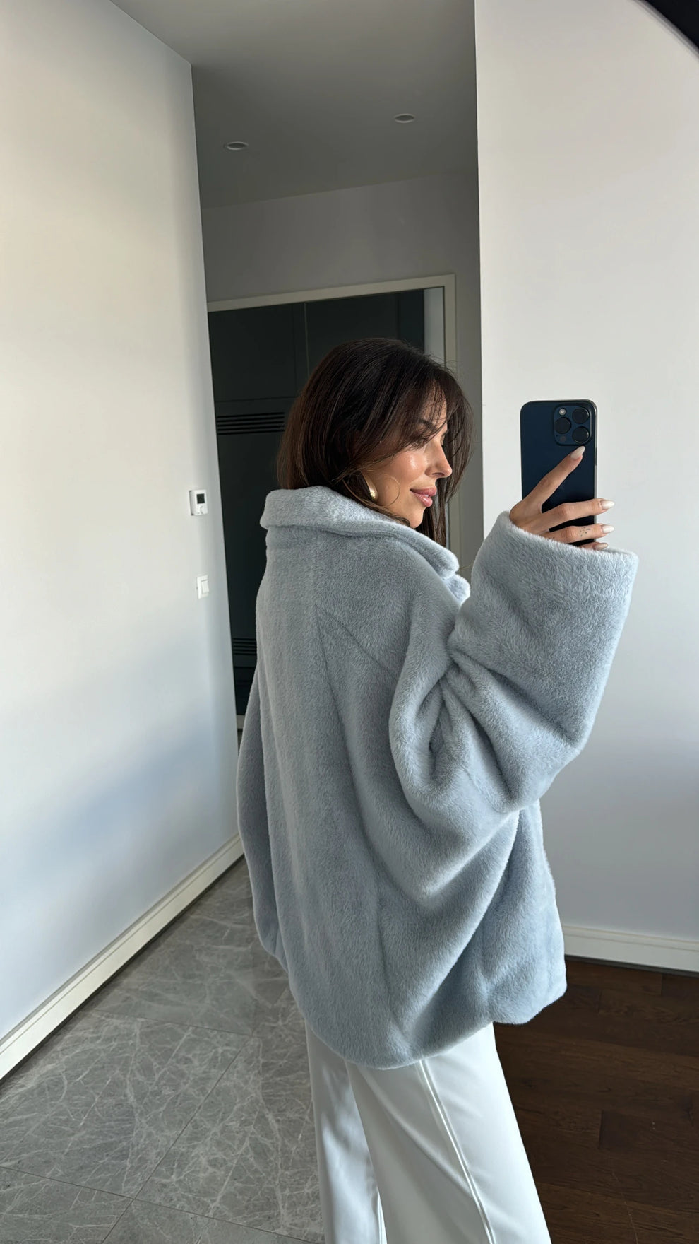 Venlora Yumuşak Doku Peluş Ceket