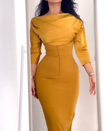 Venlora Vintage Tarz  Elbise