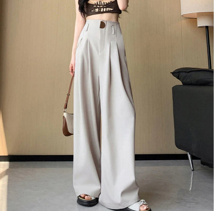 Venlora Yüksek Bel Metal Tokalı Pantolon