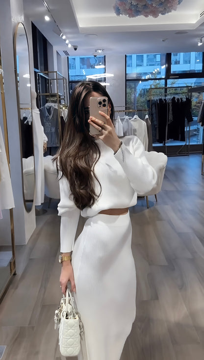 Venlora Kış Beyazı Minimalist Set