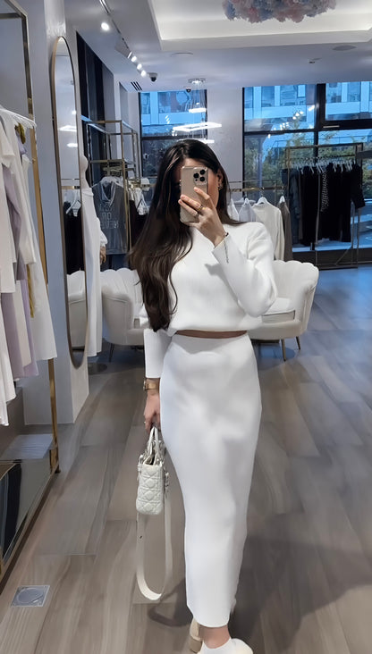 Venlora Kış Beyazı Minimalist Set