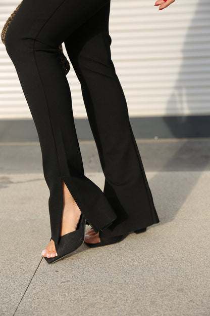 Venlora Yüksek Bel Pantolon ve Saten Gömlek